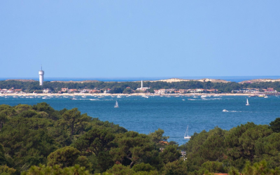 Cap ferret, presqu’île ensoleillée entre océan rugissant et bassin apaisé